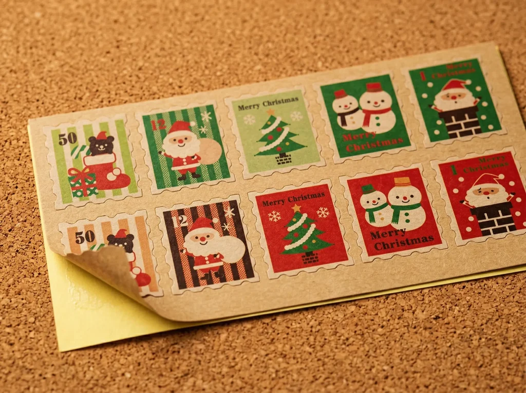 Brown kraft and white kraft sticker sheet options for packaging labels - Sticker Sheet Printing